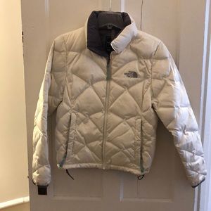 North Face White Winter Jacket - Size S